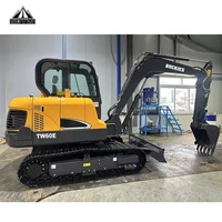 Mini-excavatrice sur chenilles SDTW 6 tonnes (6t, 6000kg) – Prix compétitif à vendre