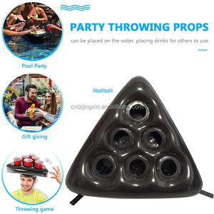 Jeu de lancer de chapeaux de bière gonflables, anneaux de lancer, durable, portable, pour adultes et enfants, fête de remise de diplôme, imperméable, pliable, PVC, <span class=keywords><strong>Halloween</strong></span> - Product Image 3