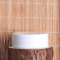 Pot en plastique blanc à double compartiment 2*5g, pot PP à deux grilles pour gel à ongles solide, fard à paupières, baume, échantillon cosmétique