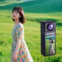 Caméra sportive à cardan portable 2K 30fps 12MP 270° °   Caméra de streaming à vue large avec commande vocale (Faible/Moyenne/Élevée)
