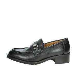 Mocassini da Donna Veni Rosetta Neri, Taglia 36, Scarpe Basse Senza Tacco - Product Image 1