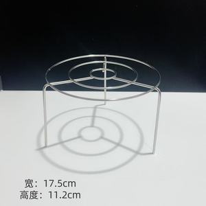 Rejilla redonda para freidora de aire, 17,5 cm de ancho, 11,2 cm de altura, para asar a la parrilla, fácil de limpiar, utensilio de cocina moderno - Product Image 1