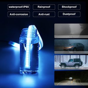 Señal de giro blanca Luces de flujo de freno amarillas Luz de circulación diurna del automóvil Tira impermeable flexible - Product Image 6