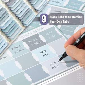 Marcadores <span class=keywords><strong>de</strong></span> <span class=keywords><strong>Biblia</strong></span> <span class=keywords><strong>para</strong></span> Mujeres y <span class=keywords><strong>Hombres</strong></span>, Marcadores <span class=keywords><strong>de</strong></span> <span class=keywords><strong>Biblia</strong></span> Laminados <span class=keywords><strong>para</strong></span> <span class=keywords><strong>Biblia</strong></span> <span class=keywords><strong>de</strong></span> <span class=keywords><strong>Estudio</strong></span>, Marcadores <span class=keywords><strong>de</strong></span> <span class=keywords><strong>Biblia</strong></span> <span class=keywords><strong>de</strong></span> Letra Grande y Neutros <span class=keywords><strong>para</strong></span> una Fácil Navegación - Product Image 4