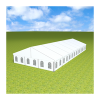 Tentes de réception extérieures robustes pour événements, fêtes et mariages, avec toile et tissu PVC imperméables, pour 50 à 1000 personnes, taille personnalisable