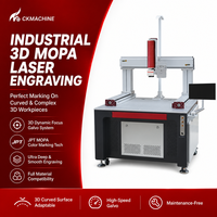 Machine de gravure laser 3D industrielle JPT Mopa à mise au point dynamique, machine de marquage laser Galvo pour le marquage de matériaux multiples