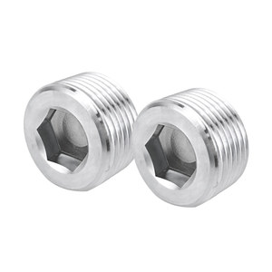 Bouchon d'huile hexagonal intérieur en acier inoxydable 304 pour diverses spécifications de filetage R1/16 R2 pouces, raccords de tuyauterie de haute qualité - Product Image 1