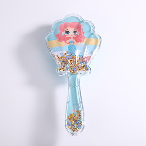 OT Elling Lovely, reative ranransparent Hell Hape Air Rush ITH equequines o irirls stustom atteratlin etangling Hairbrush - Product Image 5
