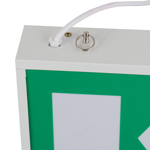 Kotak keluar api merah hijau kotak darurat akrilik logam lampu tanda keluar LED - Product Image 4