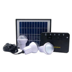 Bộ Hoàn Chỉnh Ứng Dụng Nhà Đa Năng Lượng Mặt Trời Hệ Thống Lưu Trữ Năng Lượng Hệ Thống Chiếu Sáng Nhà Với Pin Off Grid Cài Đặt - Product Image 1