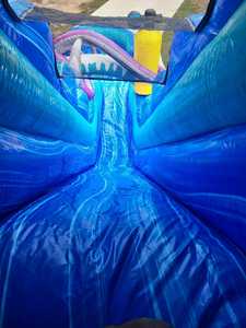 屋外インフレータブルゲームインフレータブルフローティングウォータースライドインフレータブルウォータースライド - Product Image 6