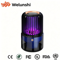 Lampe anti-moustiques électrique portable rechargeable WLS-1202 OEM, piège à insectes UV pour la maison et l'extérieur