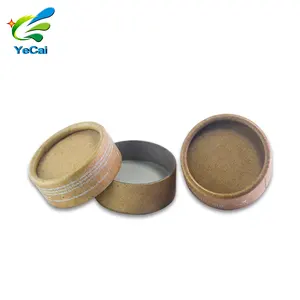 Lip balm Case in Paper Cardboard tube eco beauty Organic Push-up compostable paper lipstick Deodorant printed packaging