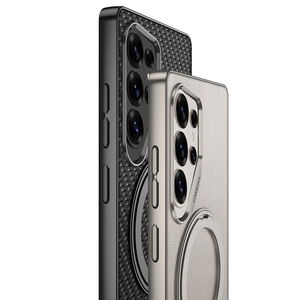 Funda con Soporte Metálico Giratorio de 360 Grados y Carga Inalámbrica GKK para S23/S24/S25/S26 Ultra - Product Image 4