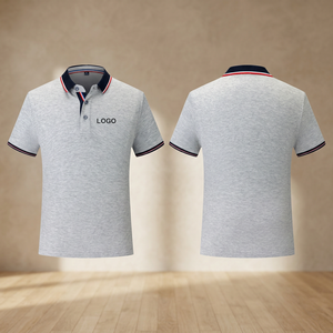 เสื้อเชิ้ตผู้ชายคุณภาพสูง ทรงเข้ารูป แขนสั้น ระบายอากาศดี คอตั้ง ผ้าฝ้าย 100% สำหรับเล่นกีฬากอล์ฟ ใส่ลำลอง ราคาถูก - Product Image 5