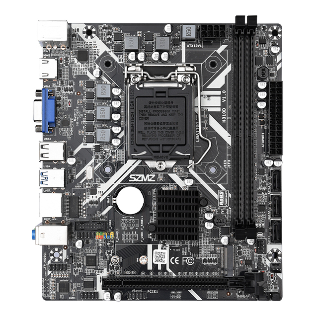 H310 PC Motherboard Lga 1151 Support DDR4 RAM NVME M.2 SATA3.0 USB3.0 Placa Mae Ddr4 Desktop 1151 Motherboard