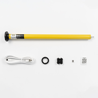 Moteur de store enrouleur RF A-OK AM25-1/25-ES-E-USB avec batterie lithium-ion intégrée, compatible Alexa et Google Home pour cuisine et salon