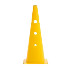 Cone de plástico multifuncional para treinamento de futebol, marcador de treinamento de basquete, cone de agilidade de alta qualidade, conjunto de cone de treinamento