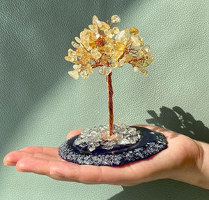 <span class=keywords><strong>Pietre</strong></span> Curative Feng Shui <span class=keywords><strong>e</strong></span> <span class=keywords><strong>Cristalli</strong></span> per la Guarigione dei <span class=keywords><strong>Chakra</strong></span> Albero di Cristallo Decorativo con Filo per la Meditazione - Product Image 3