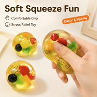 Jouet anti-stress souple et compressible en forme de pomme Vaseline Simulation