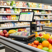 Balance TPV Android IA 15kg/5g avec Caisse Enregistreuse Modèle S06 Garantie 1 An