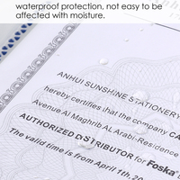 Carpeta de Documentos Transparente Foska, con 10, 20, 30, 40, 60, 80, 100 Bolsillos de Plástico A4, Protector de Hojas Transparente, Caja Organizadora con Patrón