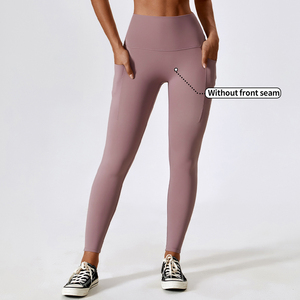 Leggings de <span class=keywords><strong>yoga</strong></span> stretch compression pour femmes taille haute doux pour la course à pied, cyclisme, collants de <span class=keywords><strong>yoga</strong></span>, pantalons de levage des fesses 2023 - Product Image 5