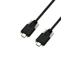 OEM Typ C USB 3.2-Datenkabel von Stecker zu Stecker mit einzelnen Doppel muttern kann fest geschaltet werden