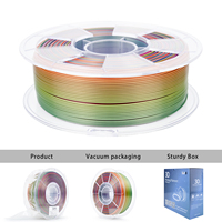2024 sangat dianjurkan ZIRO Silk Tricolors /dual / Single warna Pla filamen 1.75mm untuk 3d Printer imantes 3d