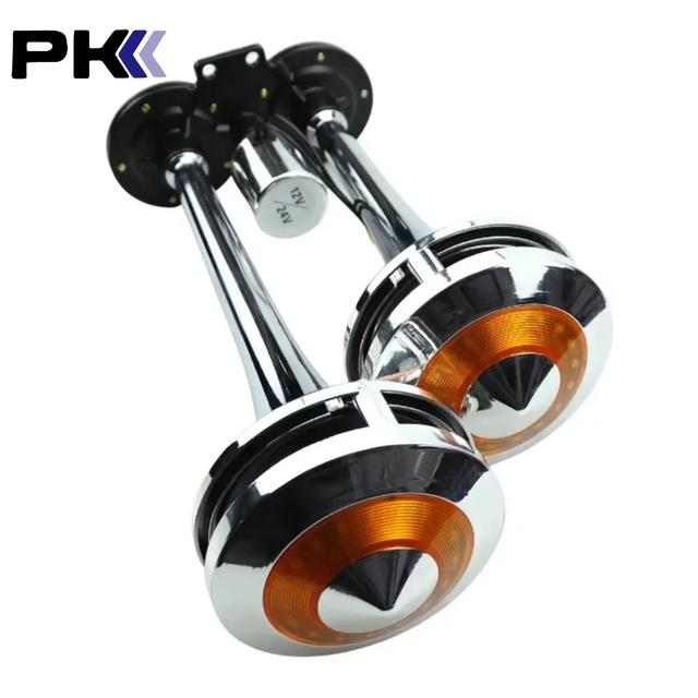 Professional Auto Parts Melody Six Trumpet Air Horn 150W Stereo 12/24V for Cars Trucks Buses Boats