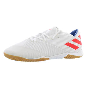 Adidas Nemeziz Messi 19.3 Indoor <b>Mens</b> <b>Shoes</b> Color: <b>White</b>/Blood Orange/Blue 100% Authentic - Product Image 1