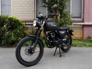 <span class=keywords><strong>Moto</strong></span> à l'<span class=keywords><strong>ancienne</strong></span> à démarrage électrique et manuel, monocylindre, 4 temps, refroidie par air, moteur 200cc - Product Image 3