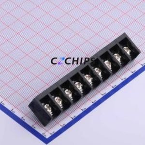 HB9500-9.5-9P Barrier Terminal Block Through hole Component (THT),P=9.5mm Connector Three Sides 9.5mm 1x9P Straight Pin - Product Image 1