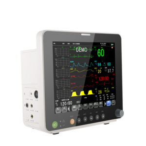 Monitor de Pacientes Multiparamétrico Portátil PM12F de 12.1 Pulgadas |   Monitor de Signos Vitales <span class=keywords><strong>con</strong></span> ECG, NIBP, SPO2, TEMP para Uso Hospitalario - Product Image 2