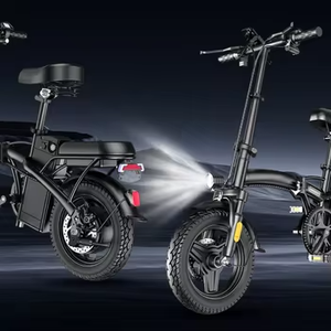 Bicicleta Eléctrica Plegable <span class=keywords><strong>Mini</strong></span> con Amortiguador Trasero, Bicicleta Eléctrica Portátil para Desplazamientos - Product Image 5