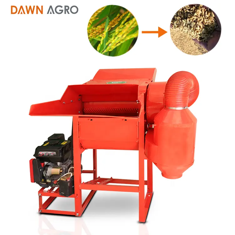 Şafak AGRO Mini çeltik pirinç harman makinesi harman buğday Sorghum ev kullanımı için