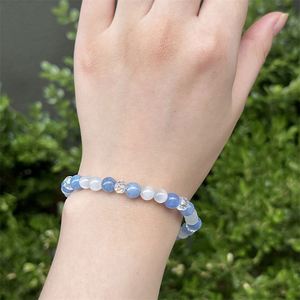 Bracelet en pierre naturelle avec perles de verre colorées – Qualité studio de yoga – Fournisseur expert en or – Approvisionnement centralisé - Product Image 3