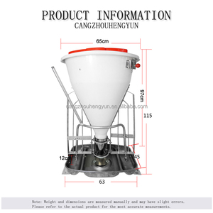 Mangeoire et abreuvoir automatiques en plastique de 80 kg <span class=keywords><strong>pour</strong></span> porcs d'engraissement, mangeoire à sec en acier inoxydable <span class=keywords><strong>pour</strong></span> porcs de grande taille - Product Image 2