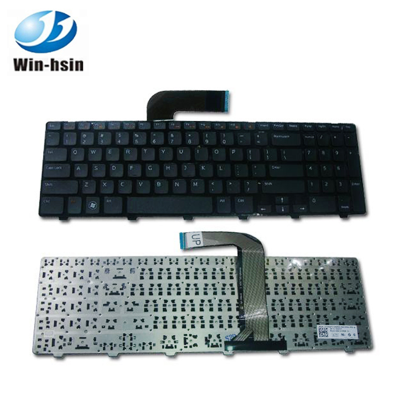 Запчасти для ноутбуков, оптовая цена, черная клавиатура для Dell 15R N5110 15R M5110 M511R США