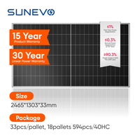 Panneau solaire bifacial haute performance 800W 805W BC avec structure double vitrage pour environnements à albédo élevé et systèmes solaires au sol
