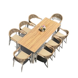 Juego de mesa y sillas de ratán para exteriores Wan Yusen, impermeable, muebles contemporáneos para patio, jardín, balcón y comedor. - Product Image 5