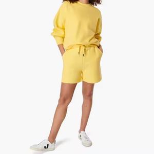 ชุดลำลองคุณภาพสูงพร้อมโลโก้แบบกำหนดเอง เสื้อฮู้ดดี้และเสื้อสเวตเชิ้ต ชุดจ็อกเกอร์ ชุดสเวตสูท ชุดแทรคสูทสำหรับผู้หญิง - Product Image 3