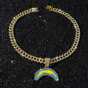 Nouveau Collier Pendentif Vintage Personnalisé Hiphop Lune Éclair en Alliage pour Hommes, Bijoux de Mode, Vente en Gros 2026 - Product Image 4