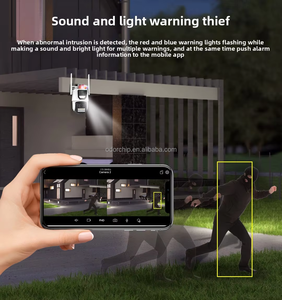 Cámara de Seguridad IP PTZ con Visión Nocturna Clara de 6MP, Detección de Movimiento Inteligente con IA <span class=keywords><strong>ICSEE</strong></span>, Cámara de Red Wifi, Cableada - Product Image 4