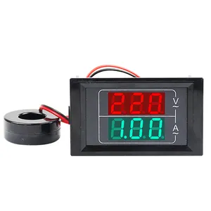 AC50-500V 220V doppio Display misuratore di tensione misuratore di corrente misuratore amperometro LED voltmetro amperometro strumento elettrico