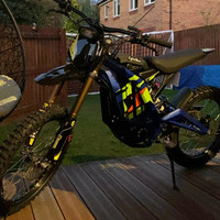 Moto électrique tout-terrain puissante Edoo Surron Light Bee X 8000w 2025, Surron Light Bee X 2026 noir carbone