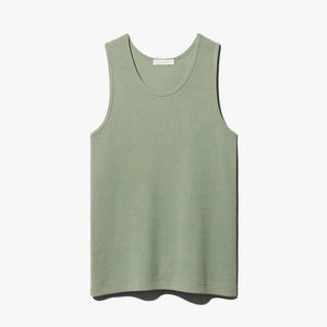 Camiseta sin mangas acanalada de mezcla de Lyocell para hombre, ligera, cuello redondo, deportiva, tallas grandes, oversize - Product Image 2