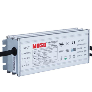 Driver LED professionnel MOSO X6L étanche IP67 240W, alimentation à tension constante, transformateur <span class=keywords><strong>d</strong></span>'éclairage architectural extérieur - Product Image 2