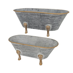 Jardinera Exterior de Metal Galvanizado, Éxito de Ventas, Accesorios de Decoración para el Hogar - Product Image 2