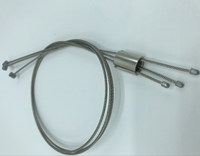 Kit de accesorios de iluminación LED, Cable de techo de suspensión, varillas de alambre de acero colgantes para TV por cable, Internet satelital, incluye soldadura